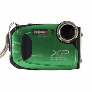 Fujifilm FinePix XP60 Waterproof Camera 16MP Green 5x Zoom Tested Works